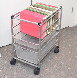 Rolling File Cart With 2 Drawers