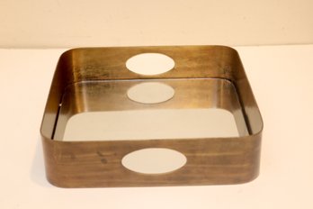 Anthropologie Brass Mirrored Tray (GF-25)