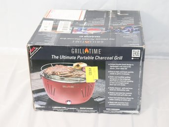 NEW Grill Time Tailgater GT Portable Charcoal Grill Starter Pack - Red. (H-52)