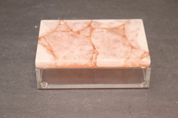 Tozai Home Acrylic Box With Marble Top (GF-30)