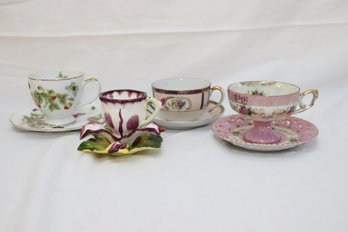 Vintage Tea Cups And Saucers (L-24)