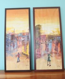 Pair Of Paintings Signed (R-9)