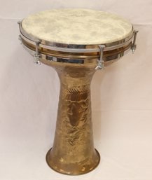 Middle Eastern DARBUKA Brass Drum (F-35)