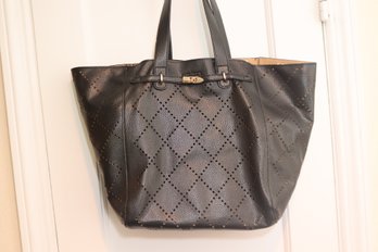 Black Leather Handbag