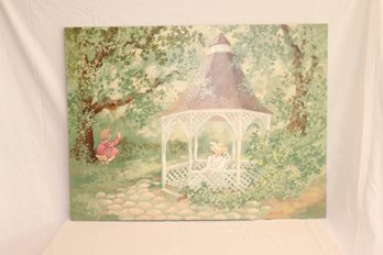 Vintage Virginia Knight Gazebo Painting