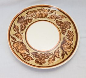 Vintage Pumpkin Plate