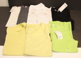 8 Uniqlo Tank Tops 5 New With Tags Sz M & S (HZ-14)