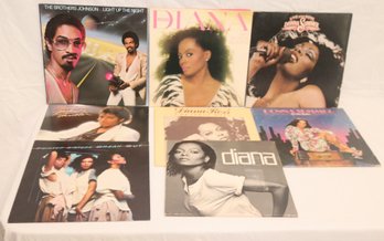 Vinyl Record Lot-Diana Ross, Donna Summer, Pointer Sisters (J-43)