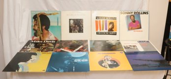 Vintage Vinyl Record Lot Sonny Rollins, Miles Davis, (F-42)