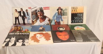 Vinyl Record Lot- Huey Lewis, Phil Collins, Billy Joel, Carly Simon (J-44)