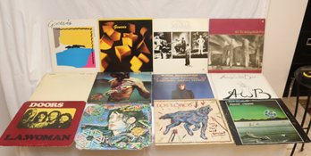 Vintage Vinyl Record Lot: U2, Genesis, Doors, Los Lobos, AWB. (F-43)