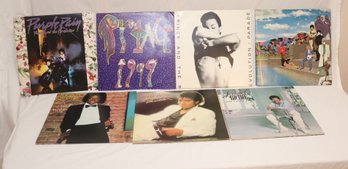 Vinyl Record Lot: Prince, Michael Jackson, Lionel Richie. (F-44)