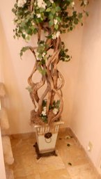 Faux Tree In Planter