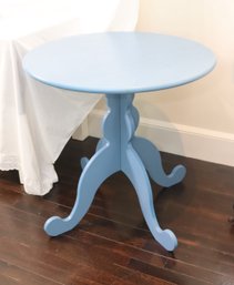 BLUE Round Ikea Table (L-67)