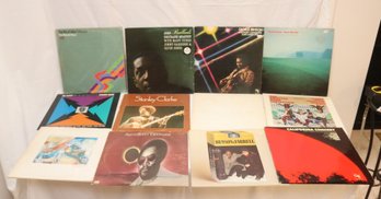 Vinyl Record Lot: John Coltrane, Joni Mitchel, George Benson (F-49)