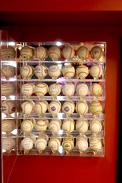 Acrylic 36 Baseball Display Cabinet FILLED WITH SIGNED BALLS!!!