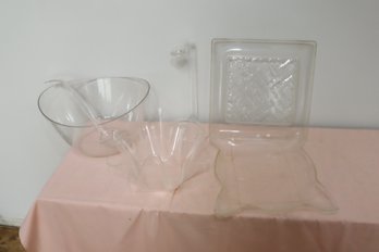 Plastic Serving Bowls Platters (F-70)
