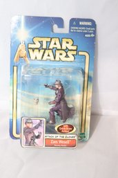 Star Wars Attack Of The Clones Zam Wesell Bounty Hunter Action Figure Hasbro. (E-19)