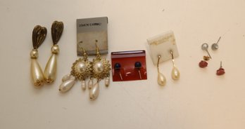 Vintage Pierced Earring Lot (J-2)