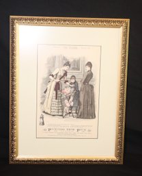 Vintage 1888 The Season Magazine Framed Print