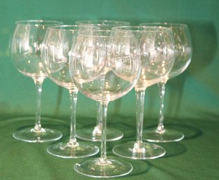 Set Of 6 Red Wine Goblets (C-33)
