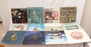 Vintage Vinyl Record Lot: Cat Stevens, Moody Blues, Rascals, NRPS (L-87)