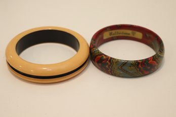 Pair Of Vintage Bangle Bracelets  (J-9)