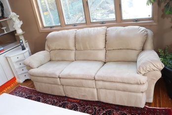 Nice MicroSuede Recliner Couch (R-13)