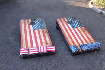 Victory Tailgate American Flag Corn Hole Game (G-1)