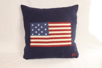 Ralph Lauren American Flag Throw Pillow