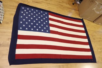 Ralph Lauren American Flag Throw Blanket  (G-6)