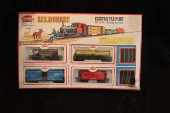 NEW IN BOX Model Power Li'l Donkey HO Electric Train Set