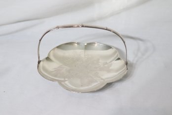 Vintage Sterling Silver Tray With Handle