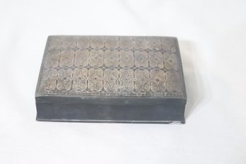 Vintage Silver Trinket Box (L-97)