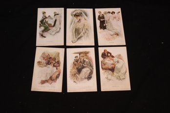 Vintage Set Of 6 Reinthal & Newman Vintage Postcards  Postcard Charles Scribner's Sons,