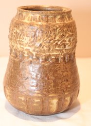 Vintage Pottery Vase Signed (C-47)