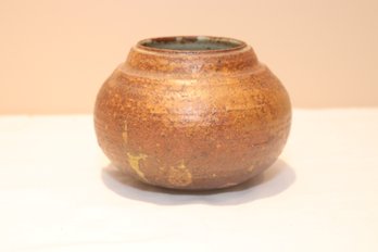 Vintage Pottery Vase Signed (C-49)