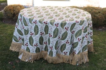 60' Heavy Upholstered Table Cloth A(G-13)