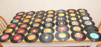 Vintage Vinyl 45 Record Lot: (L-67)