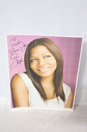 Signed Queen Latifah Peace & Love 8x10 Photograph (e-49)