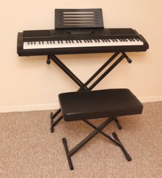 Casio WK-500 Keyboard, Stand And Bench