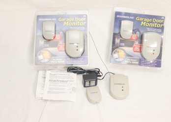 Chamberlain Garage Door Monitor 2 New 1 Used