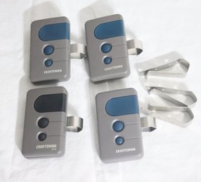 Craftsman Garage Door Opener Remotes W/ Extra Clips