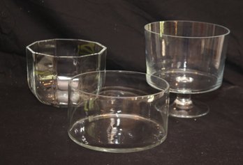 Glass Salad Bowls (J-91)