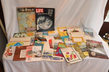 Vintage Travel Literature Brochures (F-31)