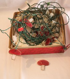 Vintage Mushroom Christmas Lights