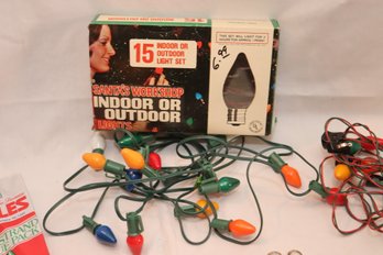 Vintage Christmas Lights Icicles And More