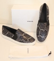NEW IN BOX Vince Azzurra Snake Skin Sneaker Sz. 11. (IZ-12)