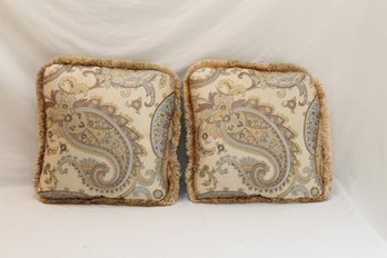 Paisley Throw Pillows (B-10)