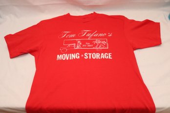 Retro Hanes Tom Tufano's Moving & Storage T-shirtsz. L (F-45)